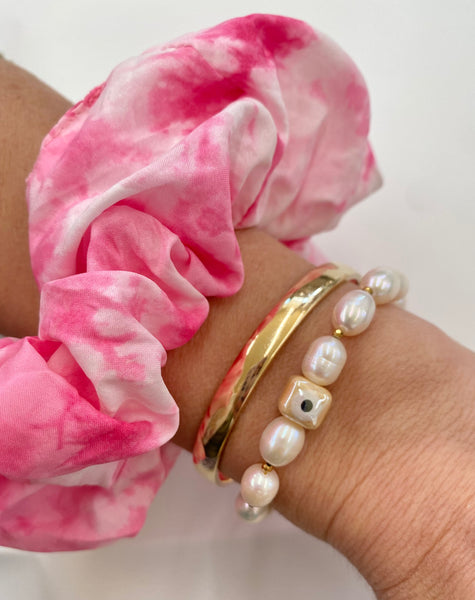 PEARL X EYE BRACELET